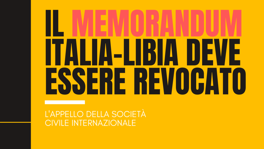 EMERGENCY chiede la revoca immediata del Memorandum Italia-Libia