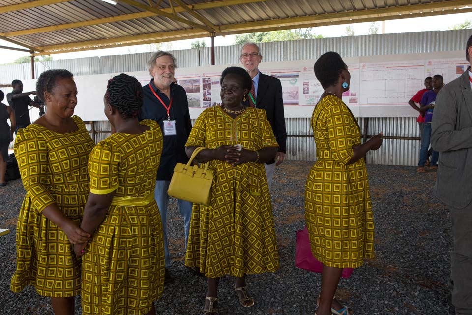 Un momento della cerimonia di avvio dei lavori del nuovo Centro di eccellenza in Uganda
