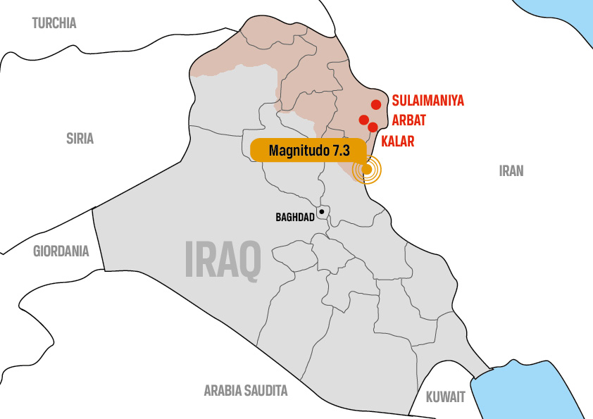 Terremoto in Iraq: Il racconto di EMERGENCY
