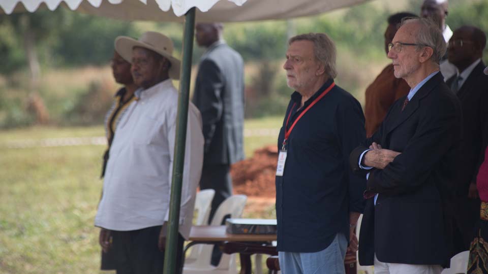 Un momento della cerimonia di avvio dei lavori del nuovo Centro di eccellenza in Uganda