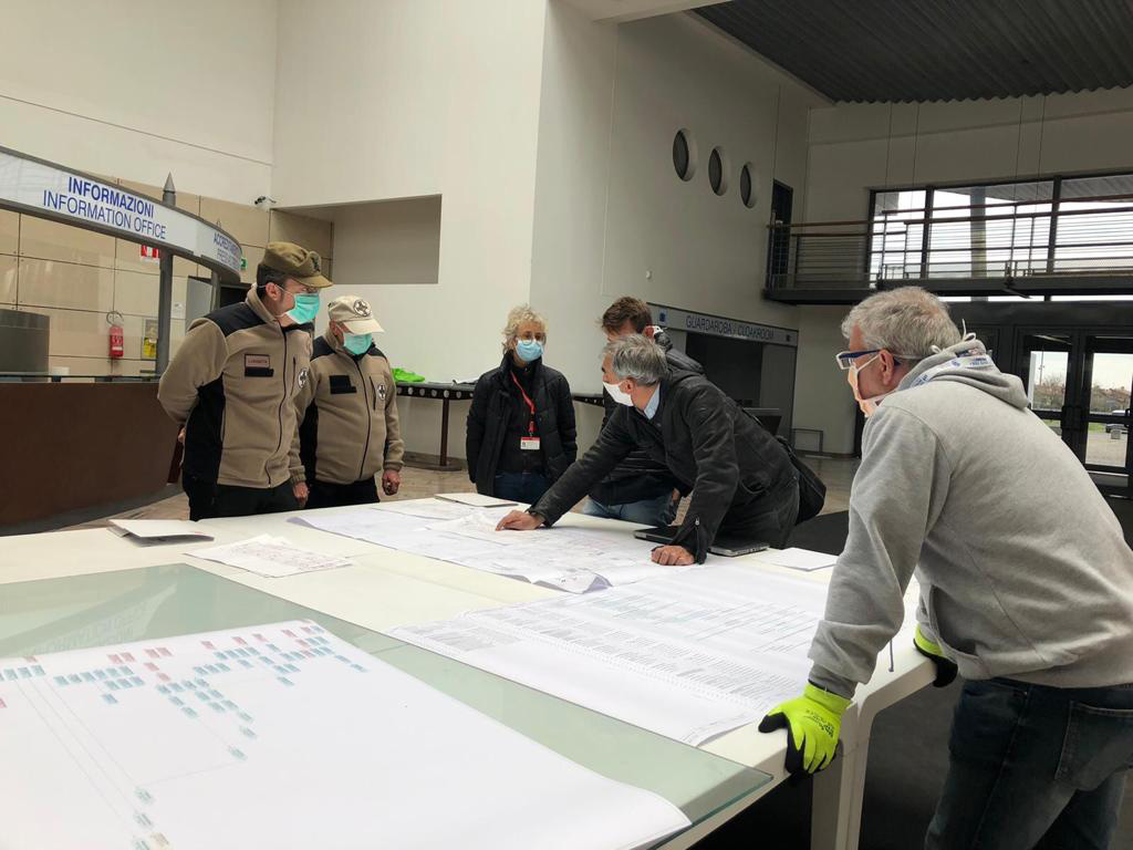 Interventi negli ospedali a Bergamo e Brescia