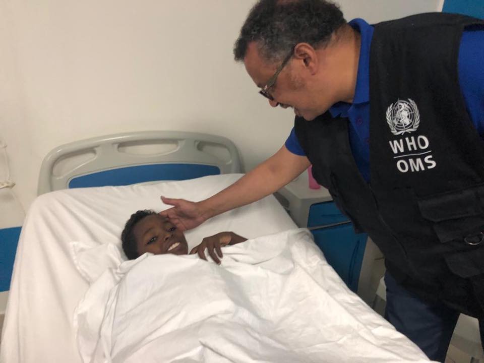 Il Direttore Generale dell&rsquo;OMS in visita al Centro &ldquo;Salam&rdquo;