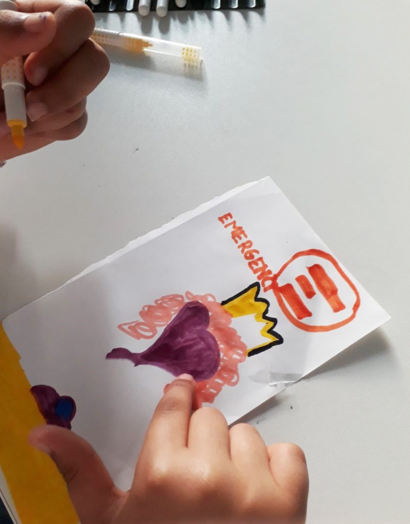 Un ritratto a forma di cuore